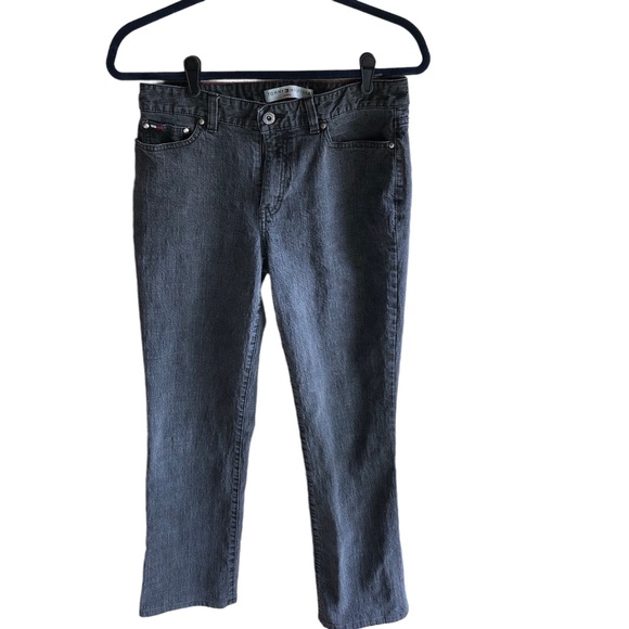 Vintage Tommy Hilfiger Y2K  Straight Leg Jeans. Charcoal Grey. Size 4 - Picture 1 of 11